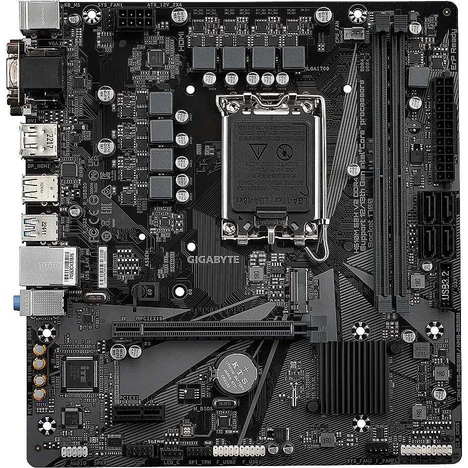 GIGABYTE H610M S2H V2 pagrindinė plokštė