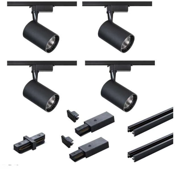 Pakabinamas šviestuvas Šviestuvas lubų DPM X-Line STR-4X15W-B, LED, 4100 °K, 4 x 15 W