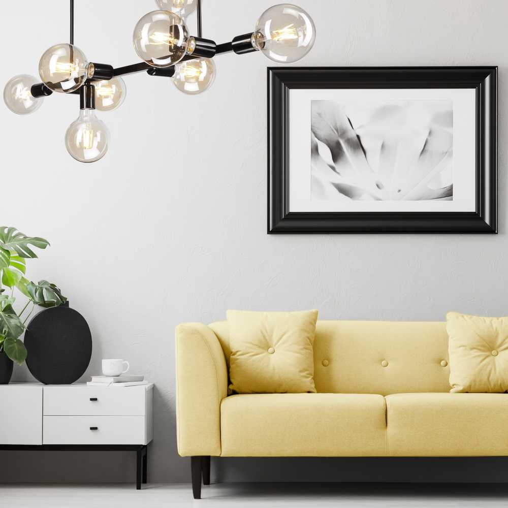 Lubinis šviestuvas Domoletti CEILING LIGHT ANARI LM-8.146 8XE27 Juodas