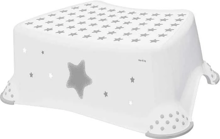 Pakāpiena soliņš Keeeper Stars Cosmic, balta krās., 14 cm x 40.5 cm x 28.5 cm