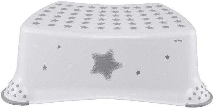 Pakāpiena soliņš Keeeper Stars Cosmic, balta krās., 14 cm x 40.5 cm x 28.5 cm