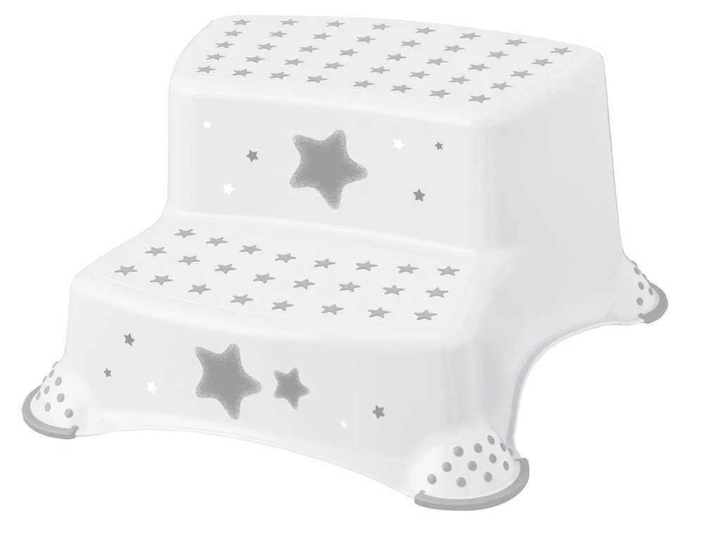 Pakāpiena soliņš Keeeper Stars Cosmic, balta