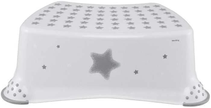 Pakāpiena soliņš Keeeper Stars Cosmic, balta krās., 14 cm x 40.5 cm x 28.5 cm