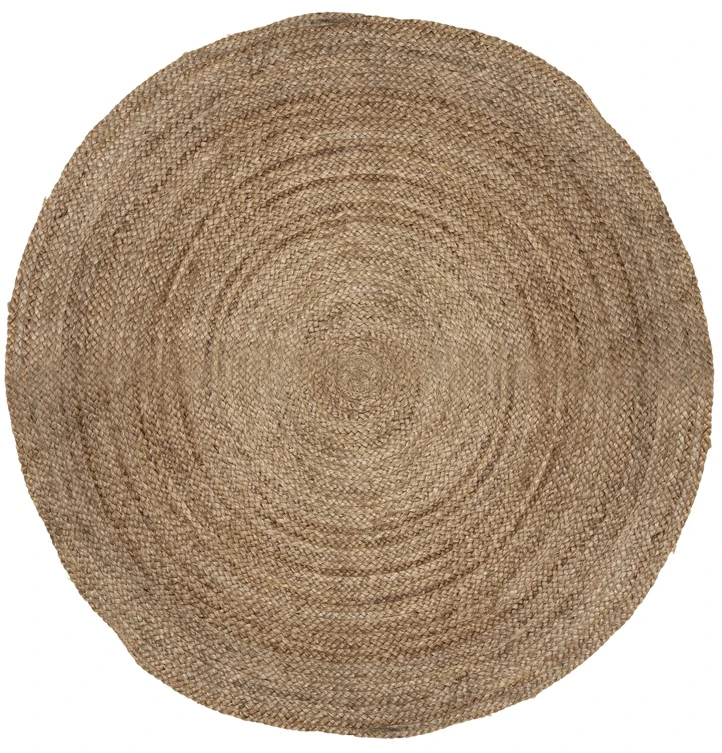 Kilimas Atmosphera Jute 181000, smėlio ruda, D120 cm