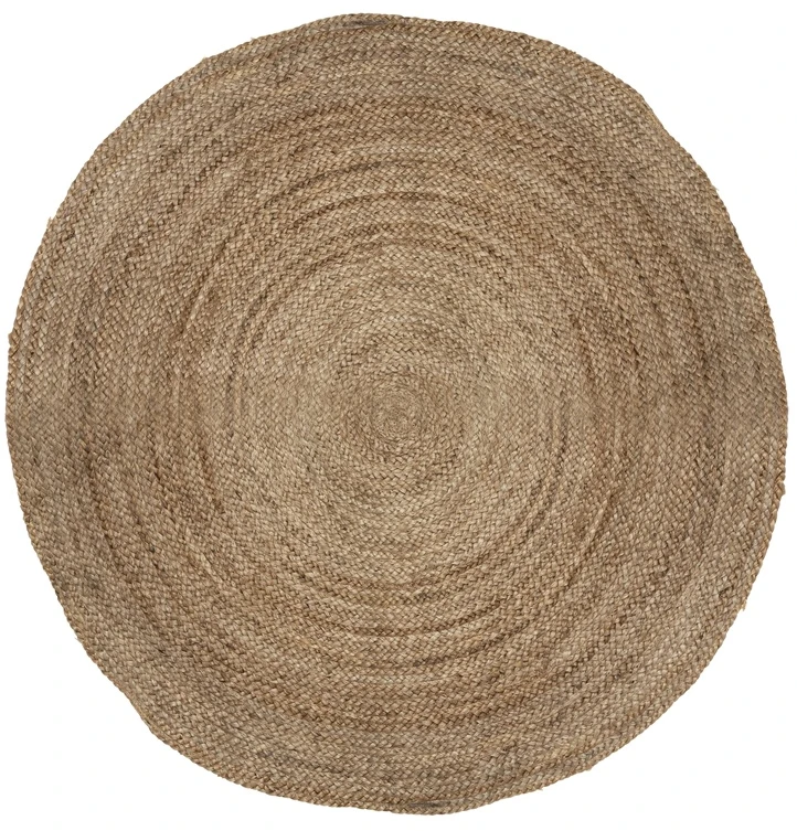 Kilimas Atmosphera Jute 181000, smėlio ruda, D120 cm