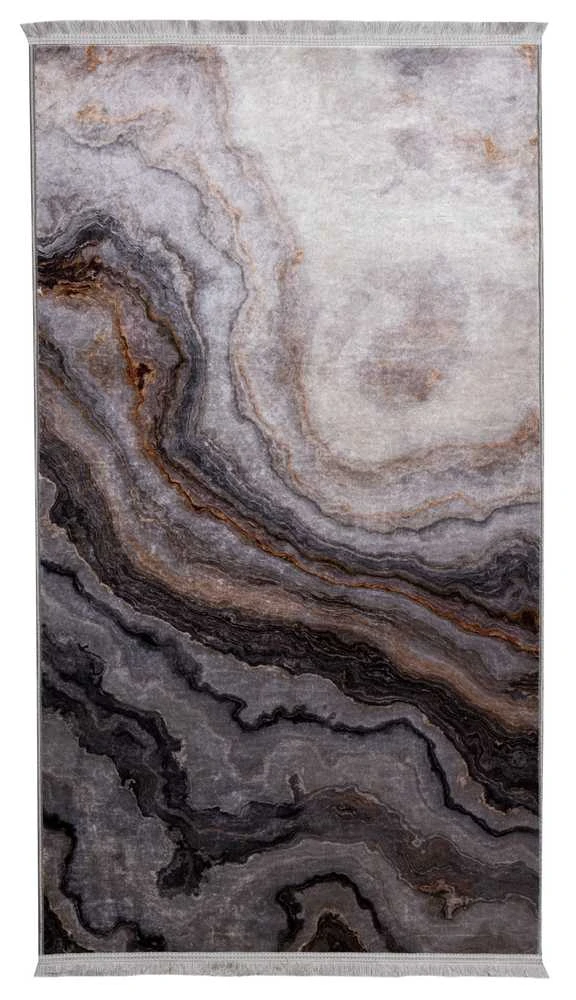 Paklājs Splendid AGAT Printed, pelēka, 140 cm x 80 cm