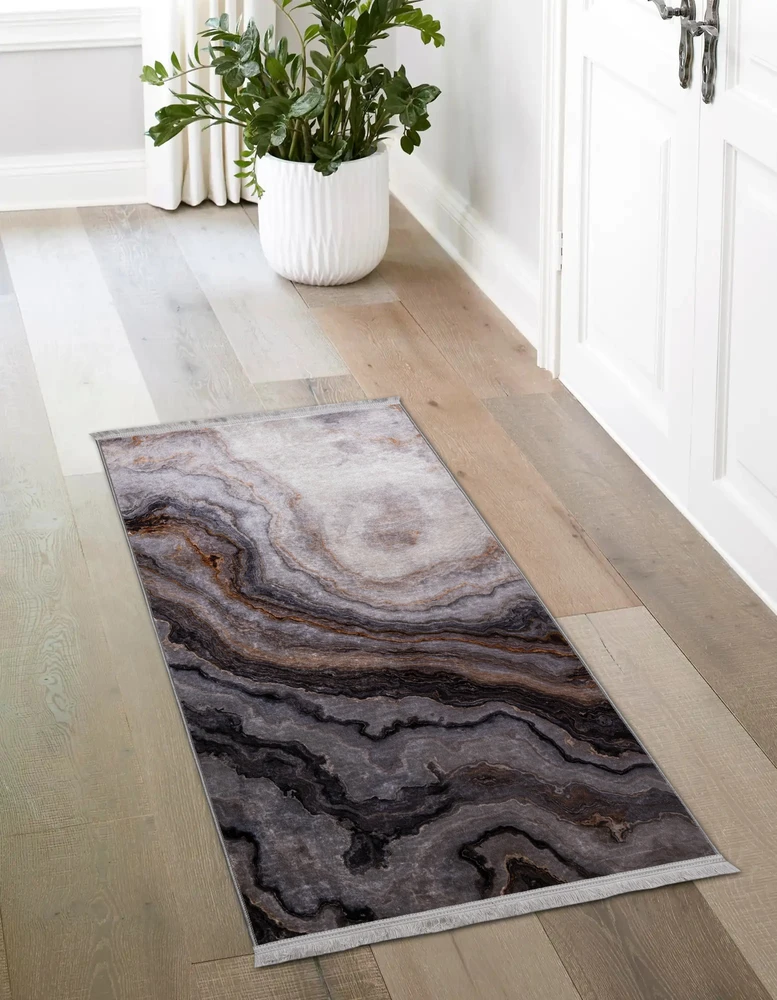 Kilimas Splendid AGAT Printed, pilkas, 230 cm x 160 cm