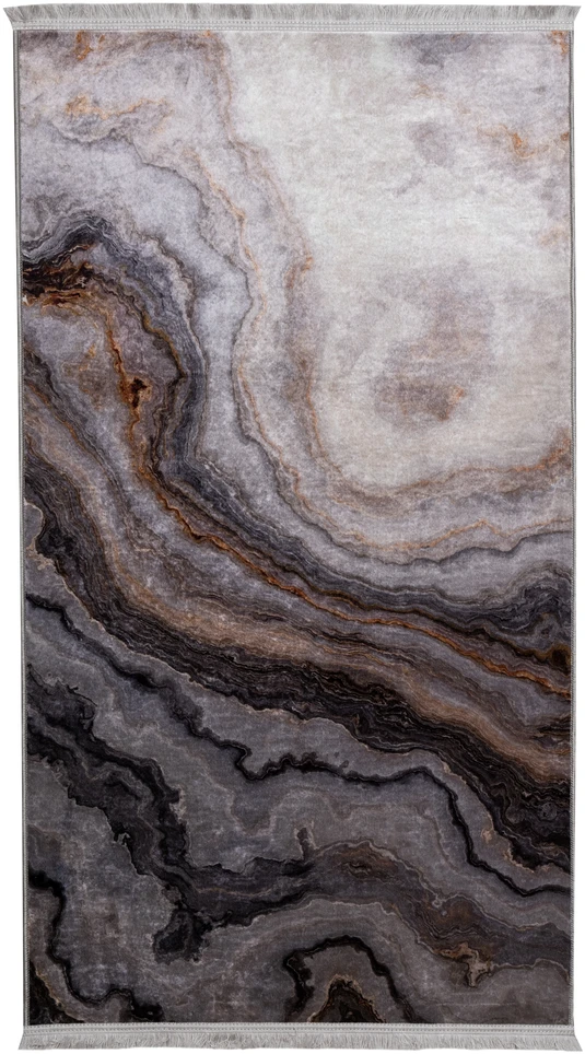 Kilimas Splendid AGAT Printed, pilkas, 230 cm x 160 cm