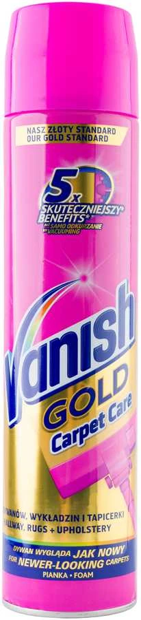 Kilimų ir apmušalų valomosios putos VANISH Carpet Care Foam, 600 ml