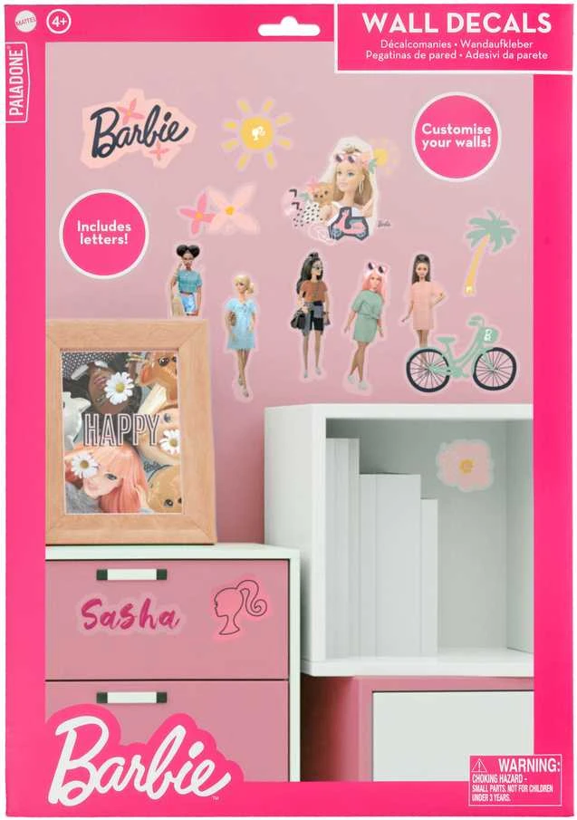 „Paladone Barbie“ asmeniniai sienų lipdukai