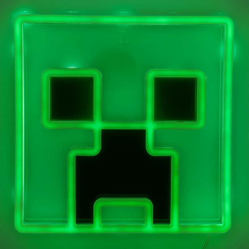 Paladone Creeper sieninis montuojamas LED neoninis šviestuvas