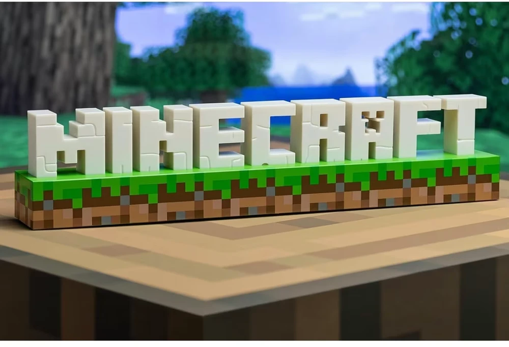 Paladone Minecraft Logo lempa