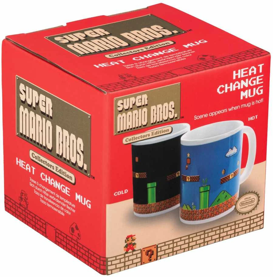 Paladone Super Mario Brothers puodelis | Reaguojantis į karštį 300ml