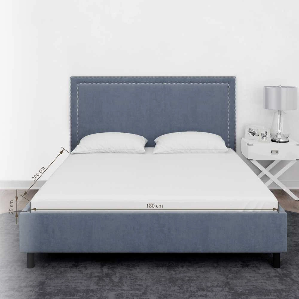 Domoletti FITTED SHEET SATEEN 180X200+25 Baltas