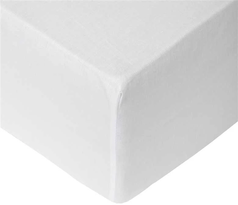 Domoletti FITTED SHEET COTTON 200X200+25 Baltas