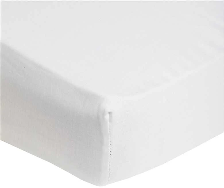 Domoletti FITTED SHEET SATEEN 90X200+25 Baltas