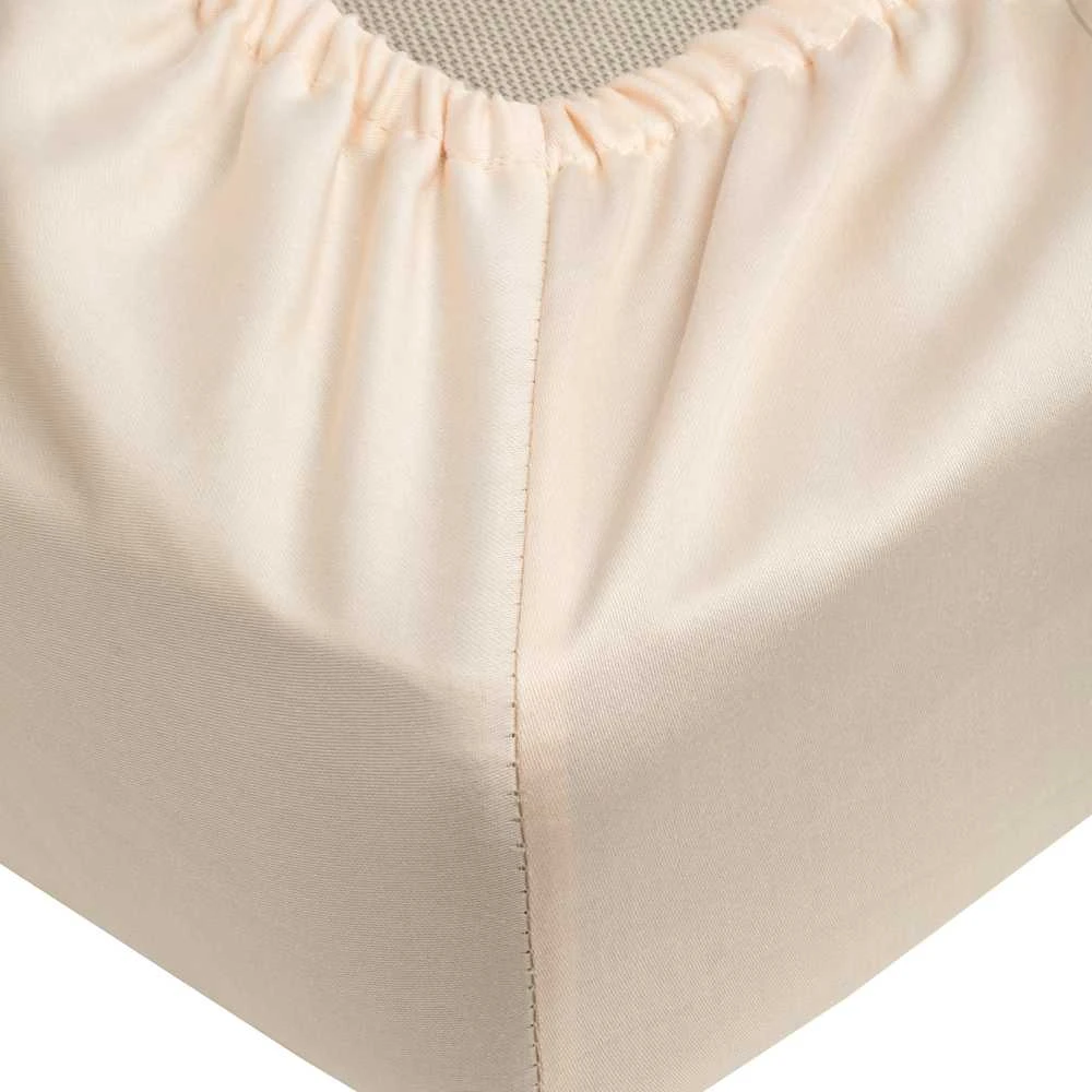Domoletti FITTED SHEET SATEEN 140X200+25 BEIGE