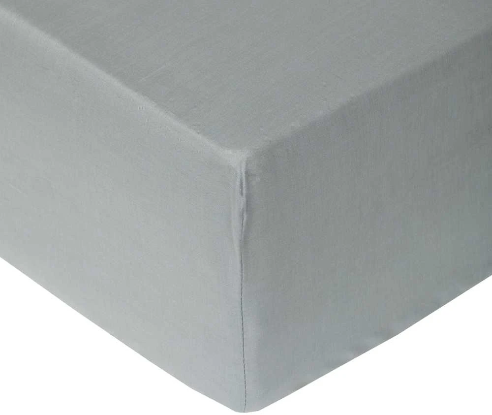 Domoletti FITTED SHEET COTTON 140X200+25 Pilkas