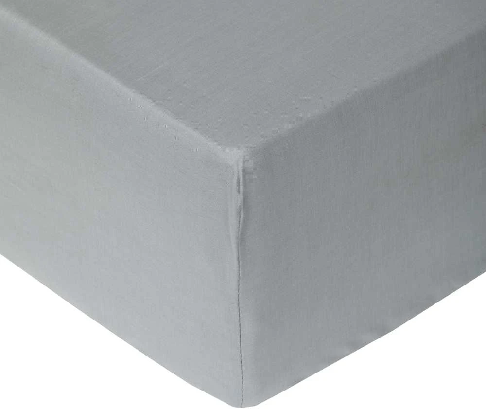 Domoletti FITTED SHEET COTTON 200X200+25 Pilkas