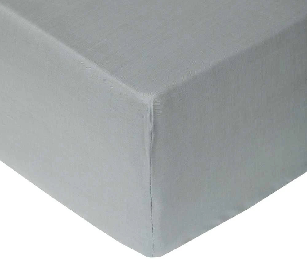 Domoletti FITTED SHEET SATEEN 200X200+25 Pilkas