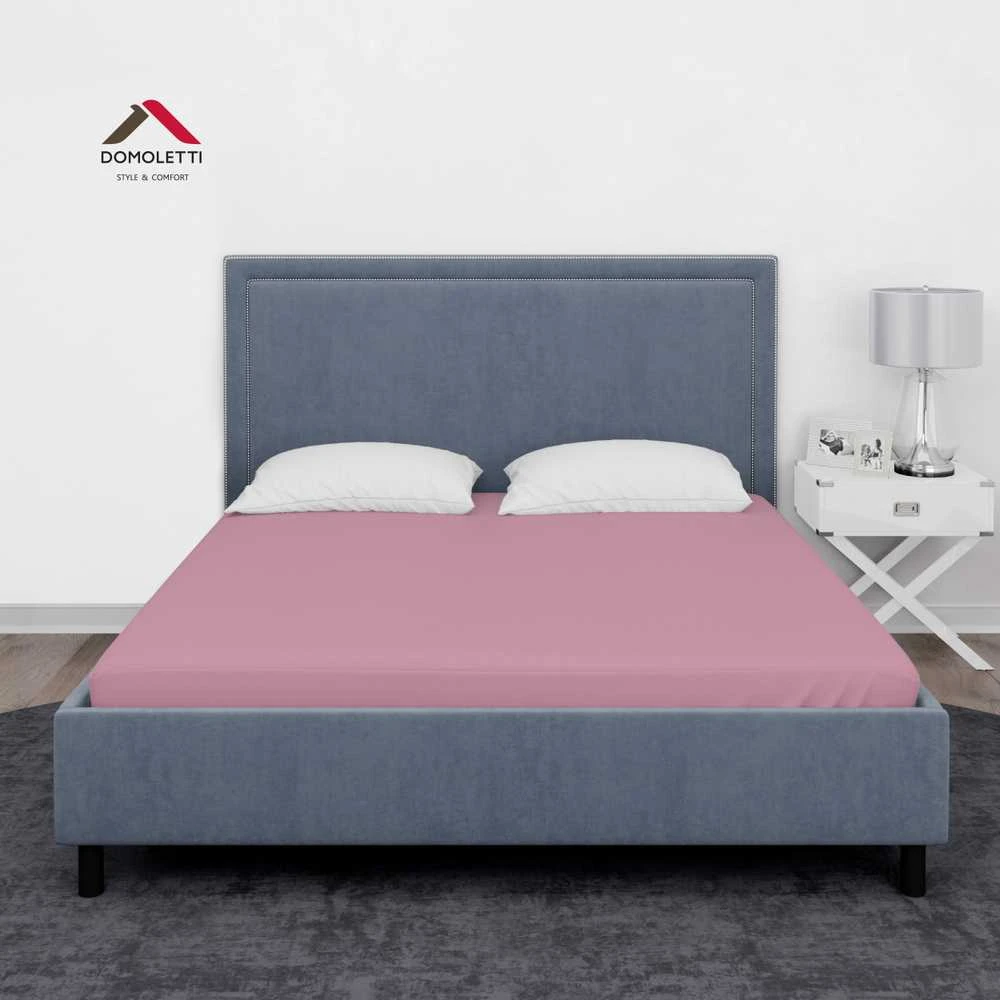 Domoletti FITTED SHEET SATEEN 180X200+25 Rožinis