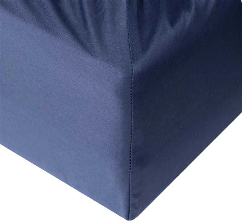 Domoletti FITTED SHEET SATEEN 160X200+25 NAVY