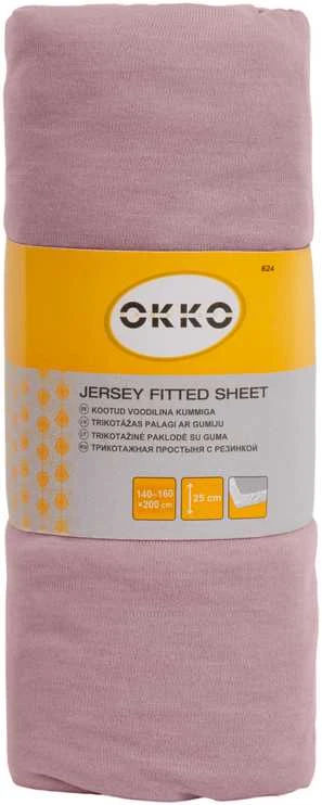 Okko Mexen BED SHEET POLYCOTT 160X200+25CM PINK624