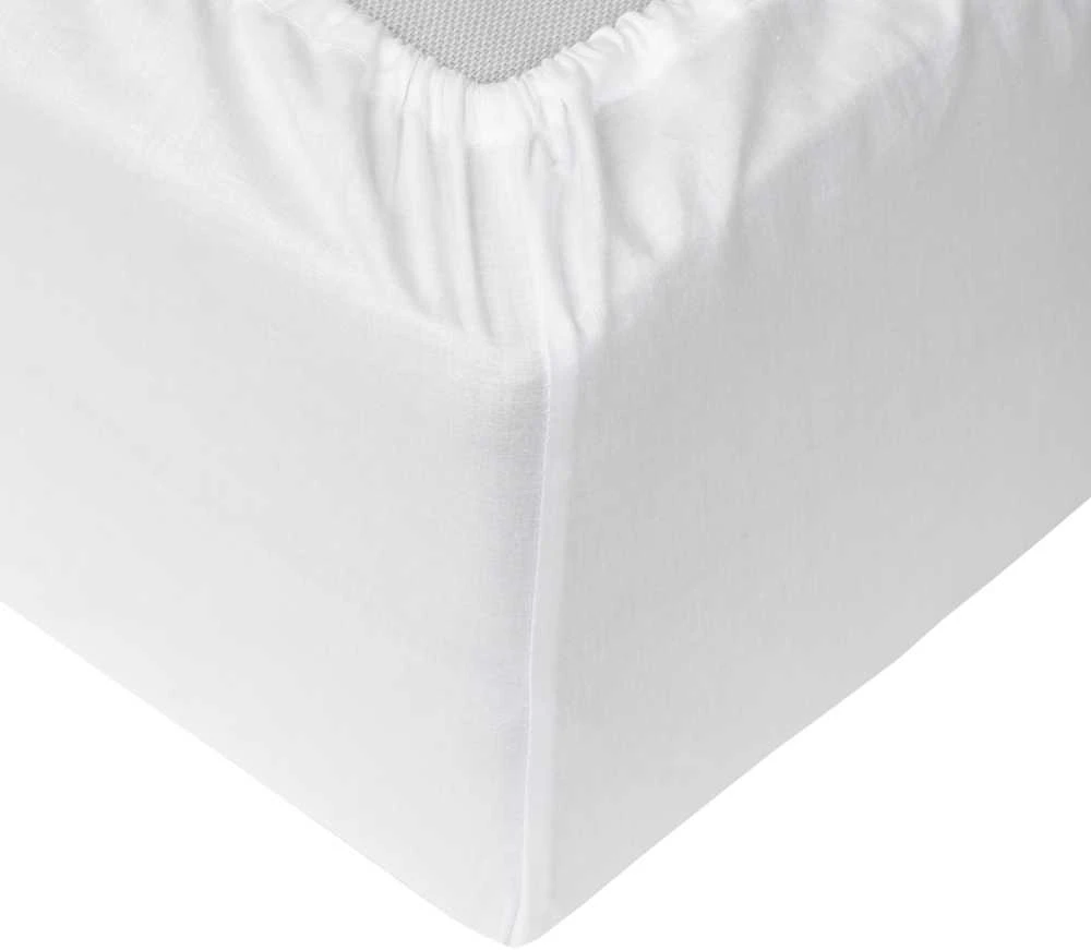 Okko FITTED SHEET POLYCOTTON 160X200+25 Baltas