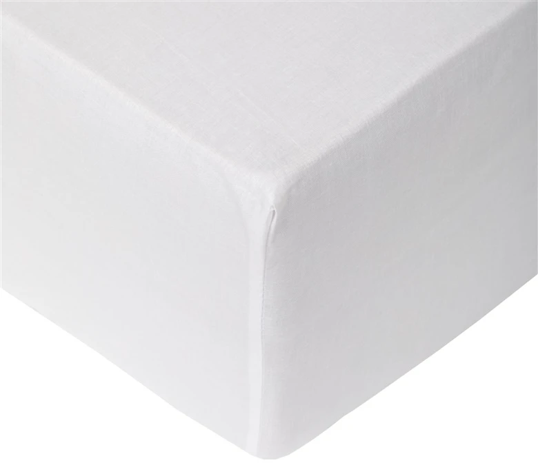 Okko FITTED SHEET POLYCOTTON 160X200+25 Baltas