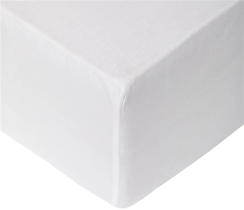 Okko FITTED SHEET POLYCOTTON 90X200+25 Baltas