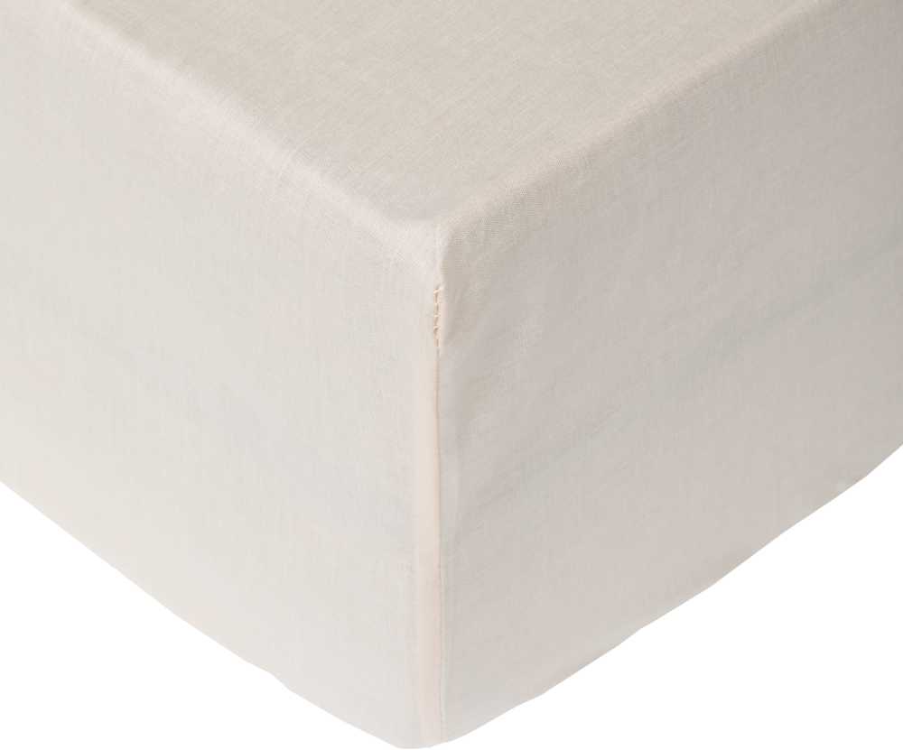 Okko Mexen FITTED SHEET POLYCOTTON 90X200+25 BEIGE