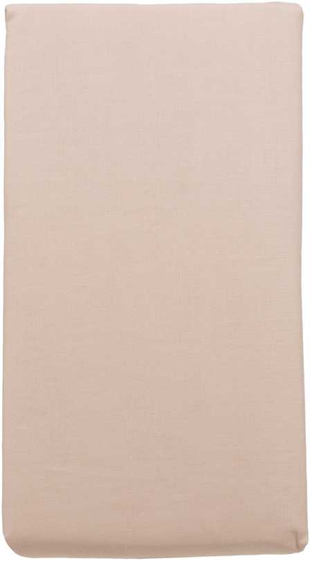 Okko Mexen FITTED SHEET POLYCOTTON 90X200+25 BEIGE
