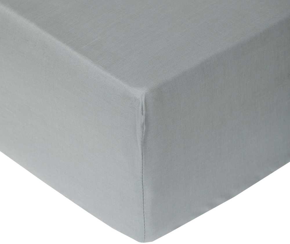 Okko Lumarko FITTED SHEET POLYCOTTON 180X200+25 Pilkas