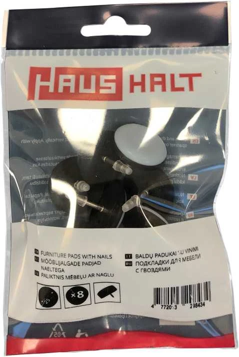 Padukai su vinimi Ø25mm, 8vnt Haushalt