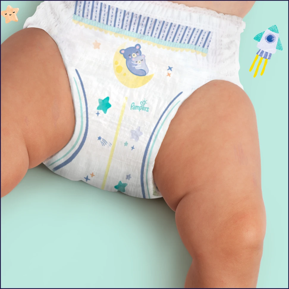 Naktinės Sauskelnės-kelnaitės Pampers 4 Dydžio, 100 sauskelnių, 9kg-15kg