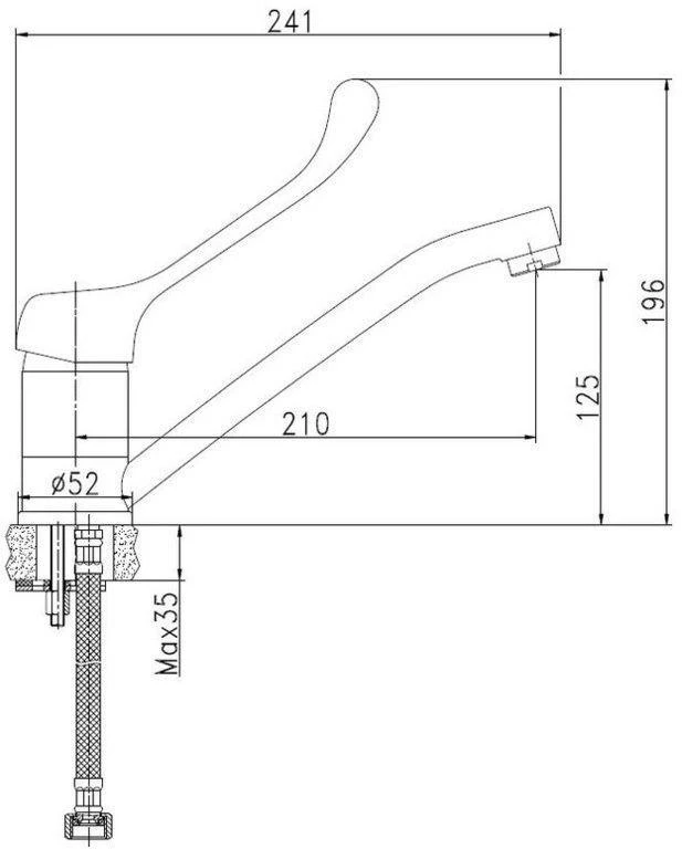 Keptuvė Fiskars Hard Face 1075529; 26 cm