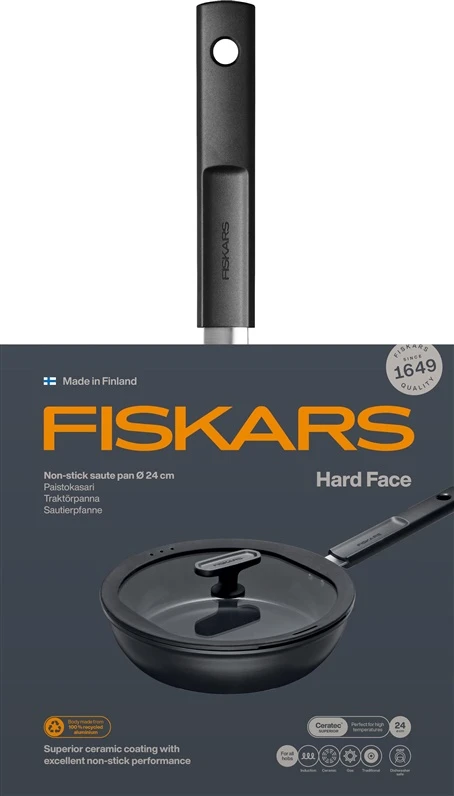 Keptuvė Fiskars Hard Face 1075529; 26 cm
