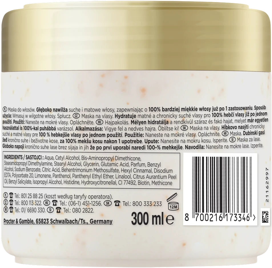 Pantene PRO-V Miracles giliai drėkinanti plaukų kaukė
