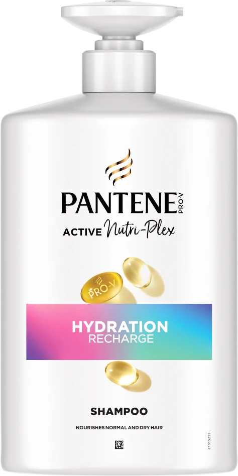 Pantene Pro-V Hydration Recharge šampūnas, 1000 ml