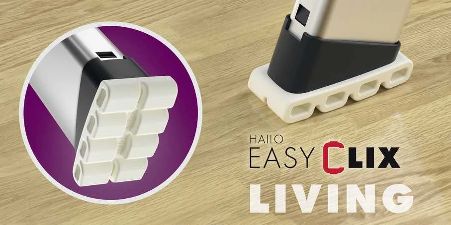 Hailo Hailo Rinkinys nóżek do drabiny EasyClix Living, dydis L, 9947-001
