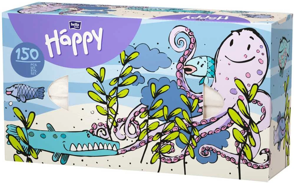 Bella Chusteczki universalus Baby Happy 100szt + 50 vnt Dovana