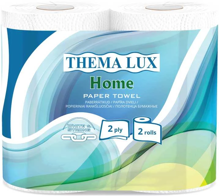 Thema_Lux Popierinis rankšluostis Thema Lux, 2 sl., 2 vnt., 92x2 l.