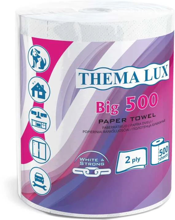 Thema_Lux Popierinis rankšluostis Thema Lux, 2 sluoksnių, 1 vnt.