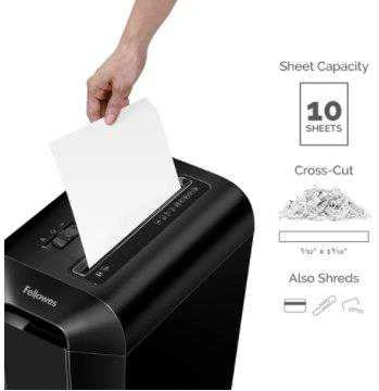 Fellowes Powershred popieriaus naikiklis LX65 juodas