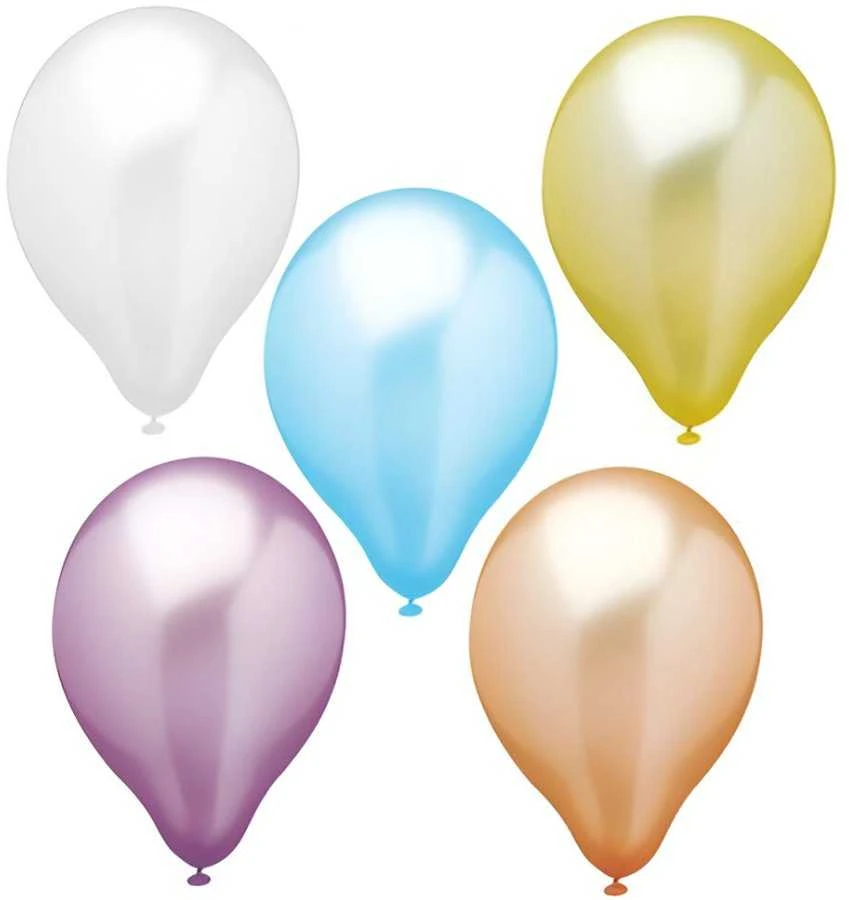 Papstar Balionai Pearly 25cm, 10 vnt.