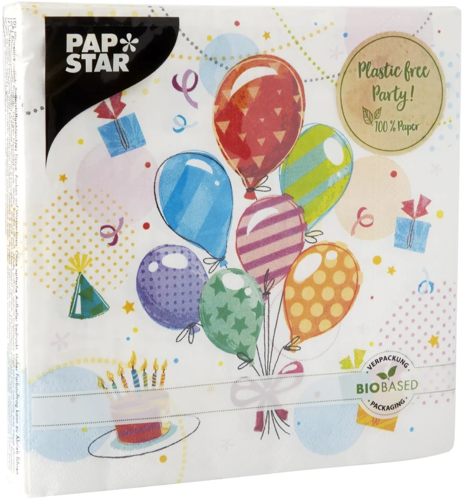 Papstar Servetėlės Fete 33x33cm 3-sluoksnių