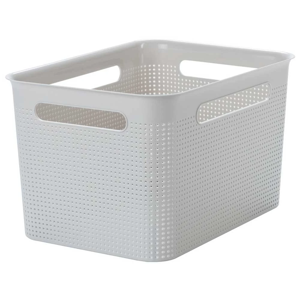 Daiktadėžė ROTHO BRISEN, 16 l, balta, 36×26,2×21,1 cm