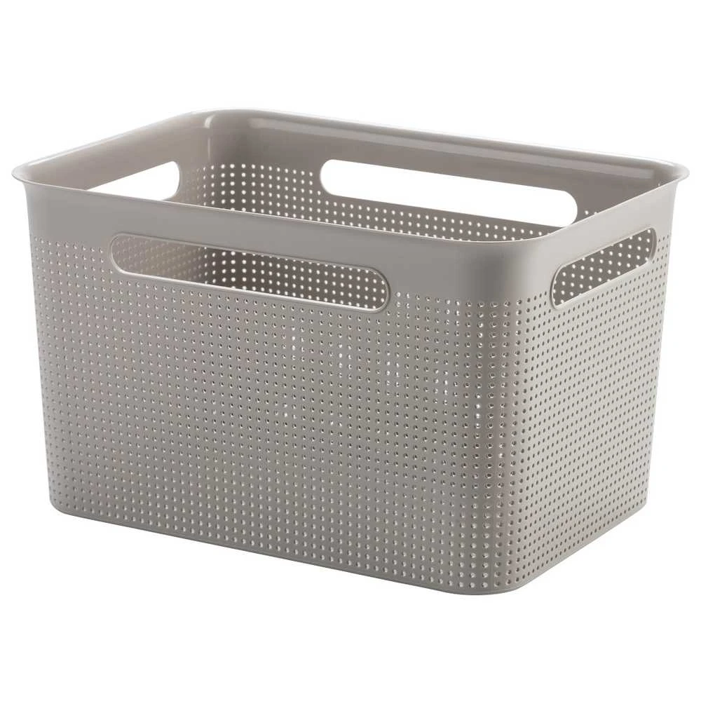 Daiktadėžė ROTHO BRISEN, 16 l, smėlinė, 36×26,2×21,1 cm