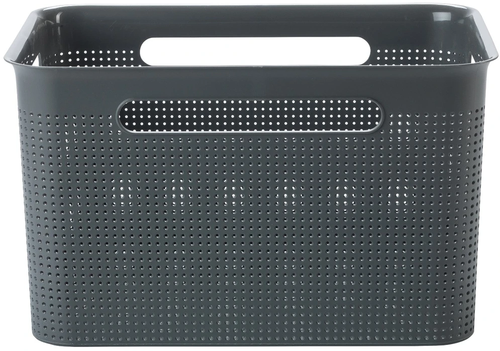 Daiktadėžė ROTHO BRISEN, 16 l, pilka, 36×26,2×21,1 cm