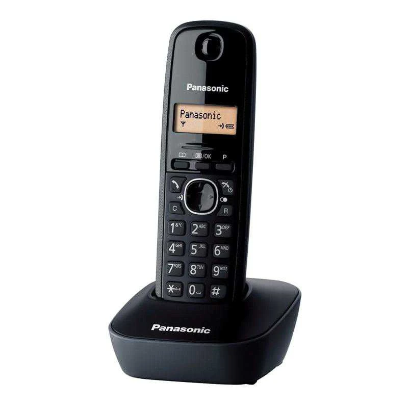 Stacionarus telefonas Panasonic KX-TG1611FHX Belaidis, Juodas